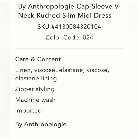 Anthropologie Tan Maxi Dress Polo Collar Dolman Sleeves - Picture 9 of 9